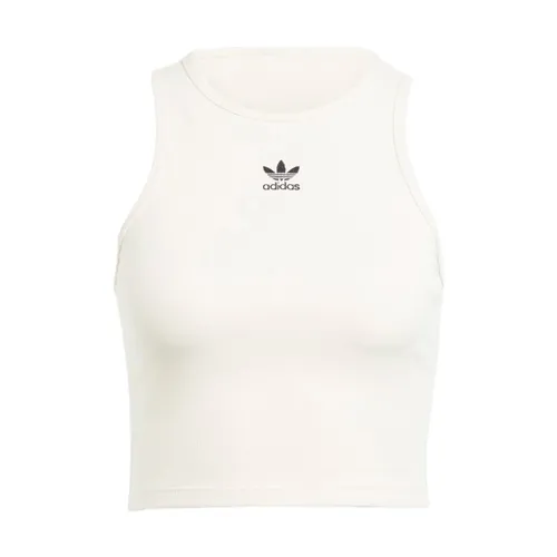 Thời trang Áo ba lỗ - Áo Ba Lỗ Nữ Adidas Tank Top Essentials IJ8257 Màu Trắng Size S - Vua Hàng Hiệu