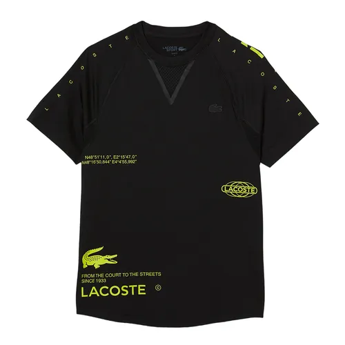 Áo Phông Nam Lacoste Men's Sport Stretch Jersey T-Shirt TH9322-51 9Y2 Màu Đen Size 2 - Thời trang - Vua Hàng Hiệu