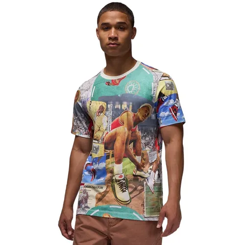 Thời trang - Áo Phông Nam Nike Jordan Flight Essentials Men's Printed Tshirt FZ1923-100 Phối Màu Size XS - Vua Hàng Hiệu