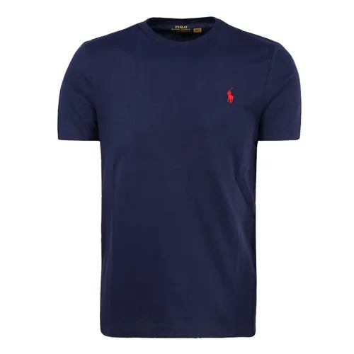 Thời trang - Áo Phông Nam Ralph Lauren With Logo Embroidered T-Shirt 710680785004 Màu Xanh Navy Size S - Vua Hàng Hiệu