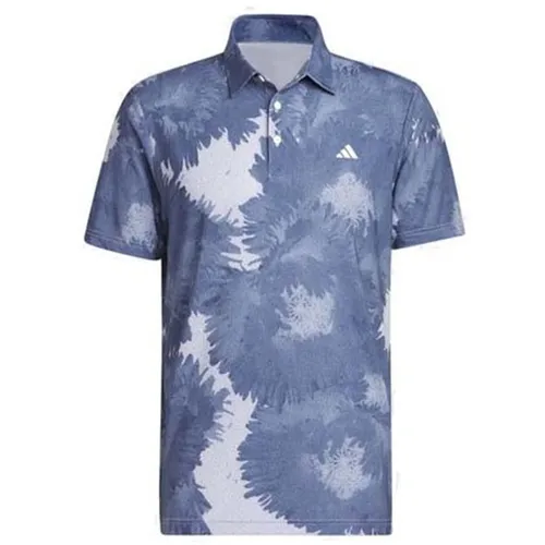 Áo Polo Nam Adidas Flower Mesh Golf Shirt HS1131 Màu Xanh Navy Size M