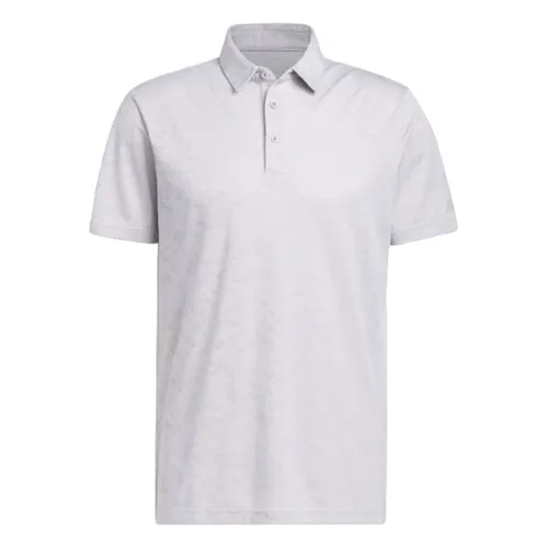 Áo Polo Nam Adidas Jacquard Fabric Golf HS1113 Màu Xám Trắng Size L