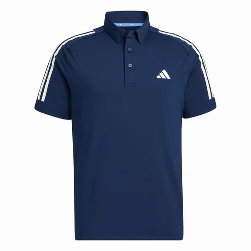 Áo Polo Nam Adidas Three Stripes Short Sleeved Stretch Button Down HT6863 Màu Navy Size L