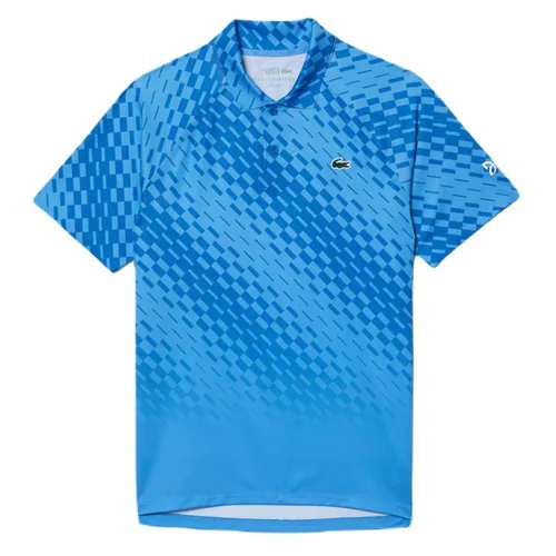 Thời trang - Áo Polo Nam Lacoste Regular Tennis x Novak Djokovic Player Version DH5177 YI5 Màu Xanh Blue Size 4 - Vua Hàng Hiệu