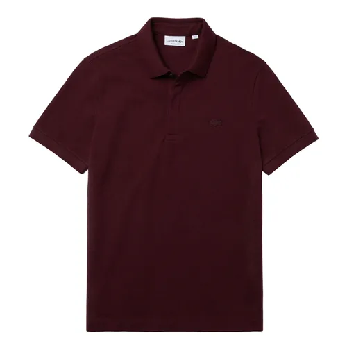 Lacoste - Áo Polo Nam Lacoste Smart Paris Stretch Cotton PH5522 SXL Màu Đỏ Mận Size 2 - Vua Hàng Hiệu
