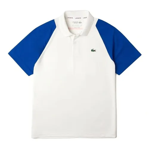 Thời trang - Áo Polo Nam Lacoste Tennis Recycled Polyester DH5042 9TG Màu Trắng Phối Xanh Size 3 - Vua Hàng Hiệu