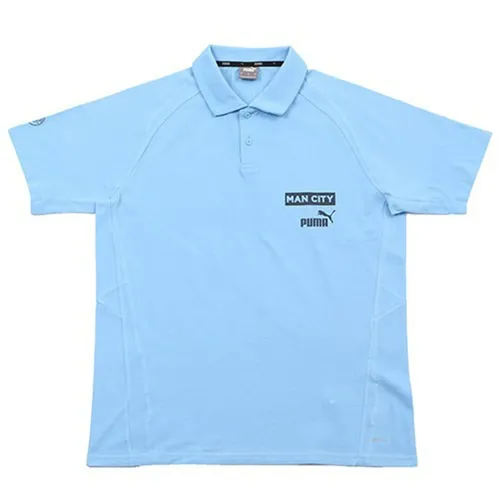 Thời trang - Áo Polo Nam Puma Manchester City MCFC Casuals 767735-22 Màu Xanh Dương Size S - Vua Hàng Hiệu