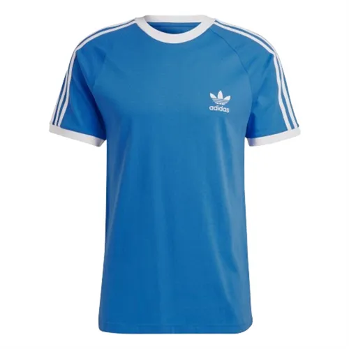 Thời trang Xanh da trời Áo thun - Áo Thun Nam Adidas 3 Sọc Classics Adicolor T-Shirt IN7745 Màu Xanh Da Trời Size S - Vua Hàng Hiệu