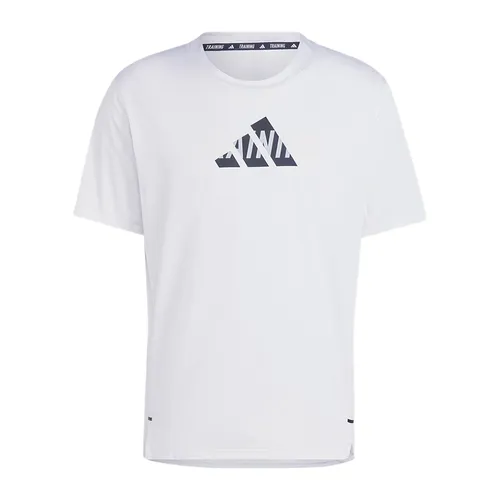 Thời trang - Áo Thun Nam Adidas Graphic Designed For Movement Tshirt IL1389 Màu Trắng S - Vua Hàng Hiệu