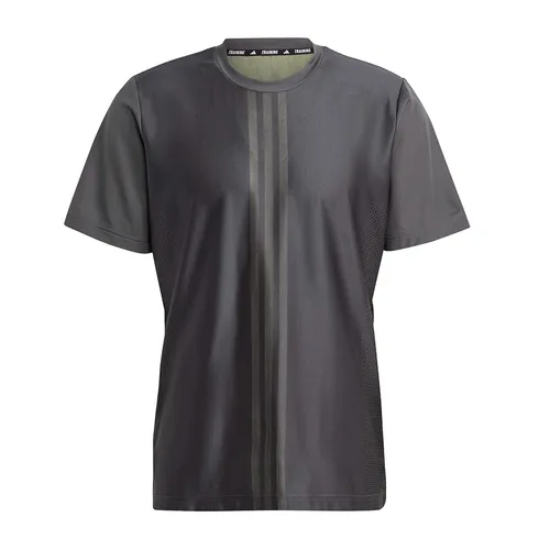 Thời trang - Áo Thun Nam Adidas HIIT Workout 3-Stripes Tee T-Shirt IJ9113 Màu Xám Size M - Vua Hàng Hiệu