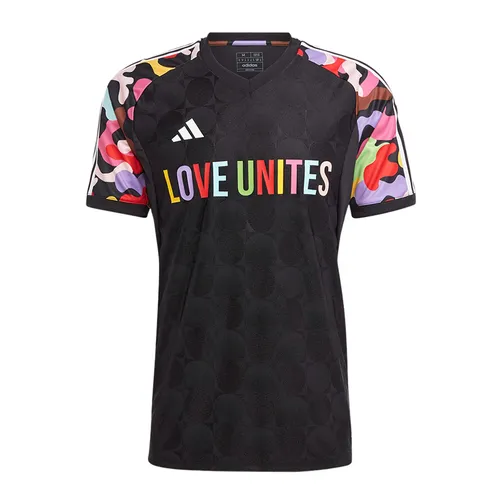 Adidas - Áo Thun Nam Adidas Pride Pre-Match Jersey Black Tshirt HY5898 Màu Đen Size L - Vua Hàng Hiệu