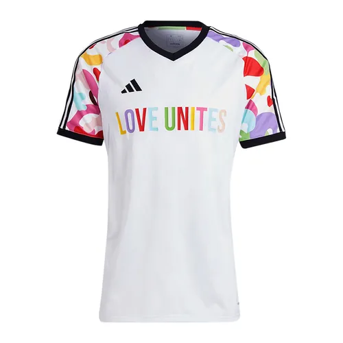 Adidas - Áo Thun Nam Adidas Pride Pre-Match Jersey Tshirt HY5899 Màu Trắng Size S - Vua Hàng Hiệu
