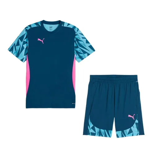 Bộ Quần Áo Cộc Tay Nam Puma Individualfinal Men's Football Jersey 659018-56 Màu Xanh Blue Size L - Thời trang - Vua Hàng Hiệu