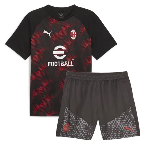 Bộ Thể Thao Nam Puma AC Milan Soccer 774024-01/772274-16 Màu Đen Phối Đỏ Size S