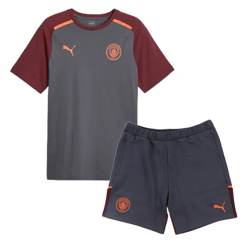 Thời trang - Bộ Thể Thao Nam Puma Manchester City Football 772902-22/772905 Màu Xám Đậm Size M - Vua Hàng Hiệu