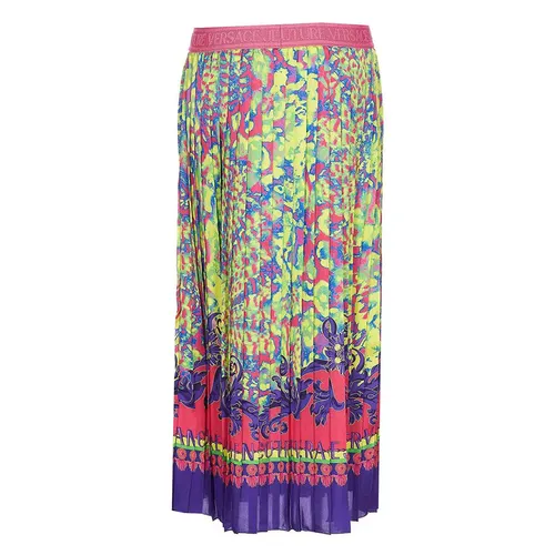 Chân Váy Nữ Versace Jeans Couture In Multicolor 76HAE8P5NS436609 Phối Màu Size 38