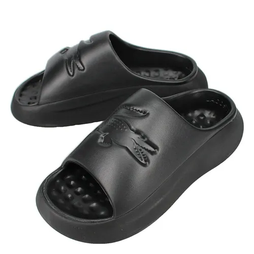 Dép Nam Lacoste Croco 3.0 Synthetic Slides Dark Green 45CMA0004 02H Màu Đen Size 7 - Dép - Vua Hàng Hiệu