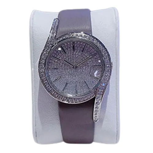 Đồng Hồ Nữ Rivero R9008 Quazt Ladies Watch Màu Xám Bạc