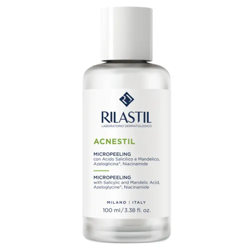 Mỹ phẩm - Dung Dịch Hỗ Trợ Tẩy Tế Bào Chết Dành Cho Da Mụn Rilastil Acnestil Micropeeling 100ml - Vua Hàng Hiệu