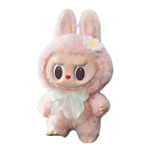 Đồ chơi mô hình Pop Mart - Gấu Bông Pop Mart Mokoko Close To Sweet Vinyl Big Plush Doll Size 40cm Màu Hồng Nhạt - Vua Hàng Hiệu