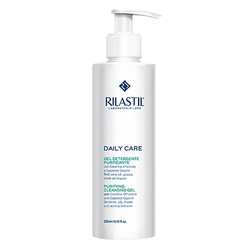 Sữa Rửa Mặt Da dầu và mụn - Gel Rửa Mặt Dành Cho Da Dầu Rilastil Daily Care Cleansing And Purifying Gel 250ml - Vua Hàng Hiệu