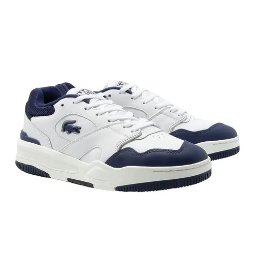 Giày Lacoste Sneakers - Giày Sneaker Nam Lacoste Lineshot Mesh Collar Leather 46SMA0075 Màu Trắng Phối Xanh Navy Size 39.5 - Vua Hàng Hiệu