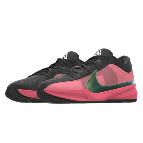 Giày Thể Thao Nike Giannis Freak 5 By You Custom Basketball Shoes HF0004-900 Màu Hồng Đen Size 36