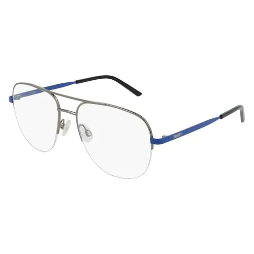 Gọng Kính Nam Puma PU0214O 002 Màu Silver Xanh Dương