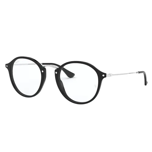 Gọng Kính Unisex Rayban 0RX2447VF_200049.I Màu Đen - Bạc - Kính mắt - Vua Hàng Hiệu