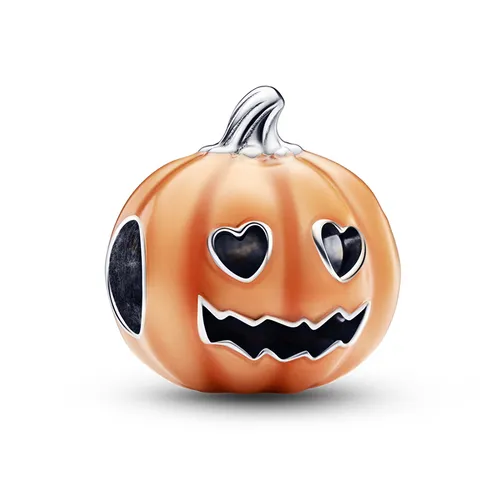 Hạt Vòng Charm Pandora Glow-In-The-Dark Spooky Pumpkin 792291C01 Màu Cam - Trang sức - Vua Hàng Hiệu