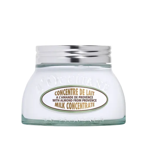 Mỹ phẩm - Kem Dưỡng Thể Hạnh Nhân L'Occitane Milk Concentrate Smoothing & Beautifying With Almond 200ml - Vua Hàng Hiệu