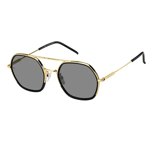 Kính Mát Nam Tommy Hilfiger TH1714/F/S J5G Màu Đen Vàng Gold