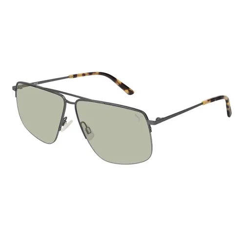 Kính Mát Unisex Puma PU0198S 005 Màu Xám Nâu