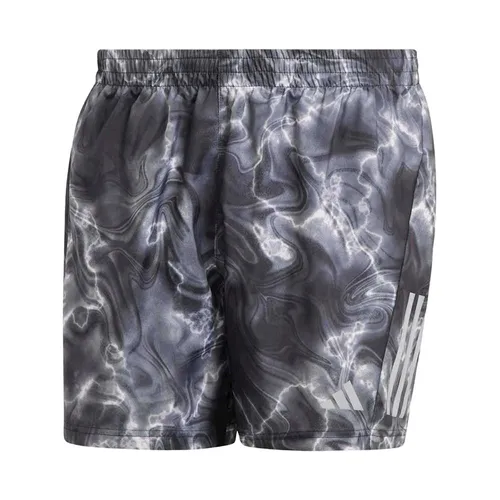 Thời trang - Quần Short Nam Adidas Own The Run Allover Print IB6395 Màu Xám Size S - Vua Hàng Hiệu