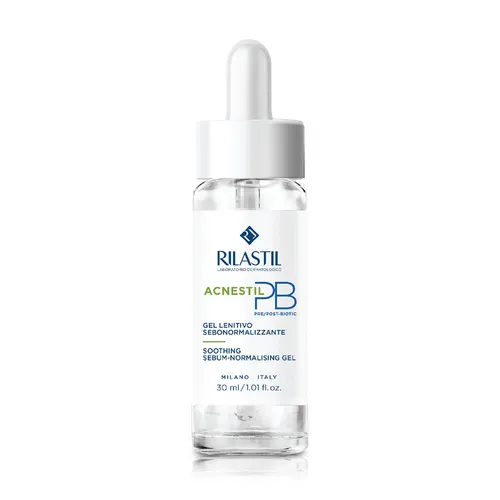 Mỹ phẩm - Serum Cấp Ẩm Cho Da Mụn Rilastil Acnestil PB Soothing Sebum - Normalising Gel 30ml - Vua Hàng Hiệu