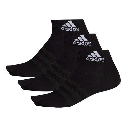 Thời trang Adidas Tất - Set 3 Đôi Tất Adidas Light Ank 3PP DZ9436 Màu Đen - Vua Hàng Hiệu