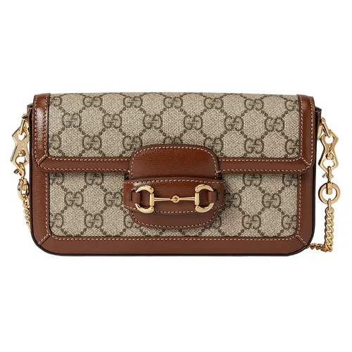 Túi xách - Túi Đeo Chéo Nữ Gucci Horsebit 1955 Mini Bag 752002 92TCG 8563 Màu Nâu Be - Vua Hàng Hiệu
