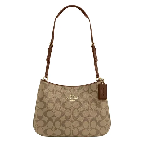 Túi Đeo Vai Nữ Coach Penelope Shoulder Bag In Signature Canvas CO953 Màu Nâu Khaki