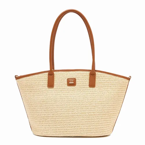 Túi xách - Túi Tote Nữ Lyn Rochelle Basket Handbags LL24CBF108 Màu Be Nâu - Vua Hàng Hiệu