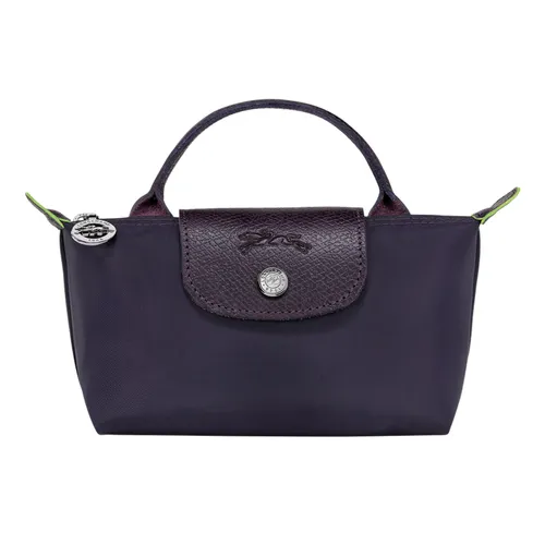 Túi Xách Nữ Longchamp Le Pliage Original Mini Pouch With Handle Myrtile Màu Tím Đậm