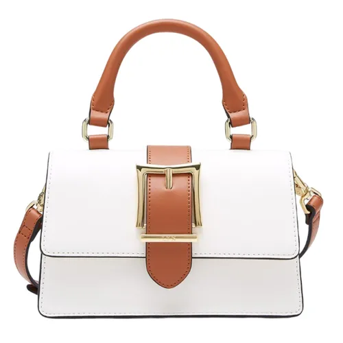 Túi Xách Nữ Lyn Vivienne Mini Top Handle Handbags LL24FBF105 Màu Trắng Nâu