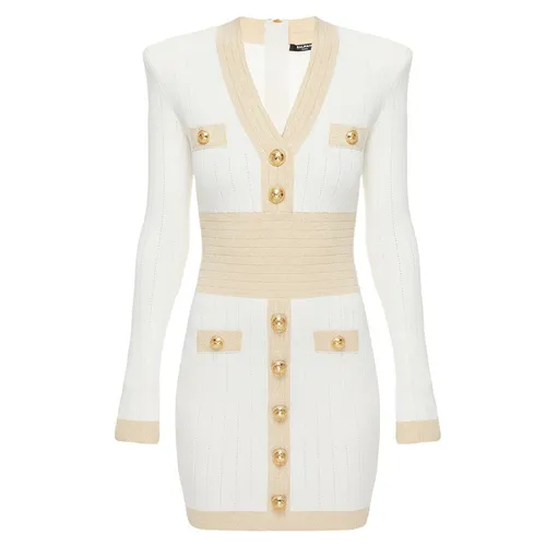 Váy Nữ Balmain In White AF1R8060KD74 Màu Trắng Size 38 - Thời trang - Vua Hàng Hiệu