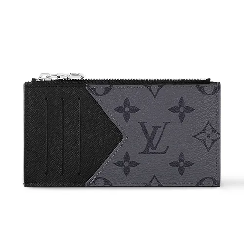 Túi xách - Ví Đựng Thẻ Louis Vuitton LV Coin Card Holder M69533 Màu Đen/Xám - Vua Hàng Hiệu