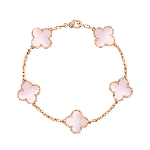 Vòng Đeo Tay Nữ Jewery Luxury Pink Multifaceted Bracelet 18K Rose Gold Màu Vàng Hồng - Trang sức - Vua Hàng Hiệu