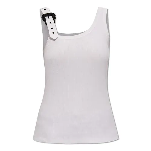 Thời trang Áo ba lỗ - Áo Ba Lỗ Nữ Versace Jeans Couture 76HAM625 J0004 003 Màu Trắng Size 38 - Vua Hàng Hiệu