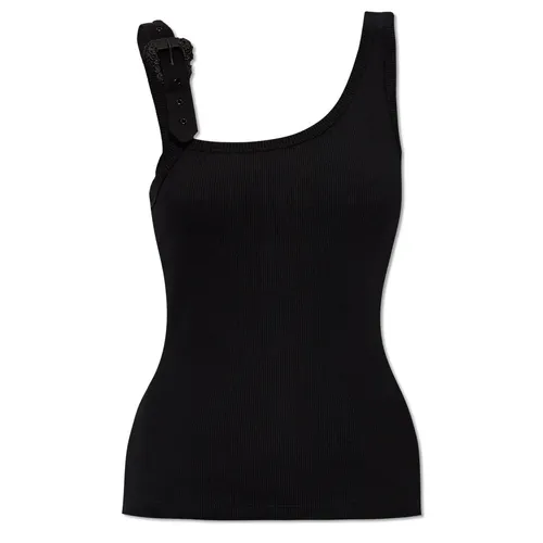 Thời trang Áo ba lỗ - Áo Ba Lỗ Nữ Versace Jeans Couture 76HAM625 J0004 899 Màu Đen Size 38 - Vua Hàng Hiệu