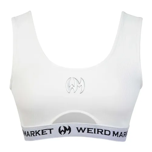 Pickleball - Áo Ba Lỗ Nữ Weird Market Brilliant White Pickleball Top Màu Trắng Size S - Vua Hàng Hiệu