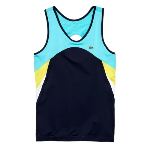 Áo Ba Lỗ Nữ Lacoste Pickleball Sport Breathable Stretch Tennis Tank Top TF5205-00 Phối Màu
