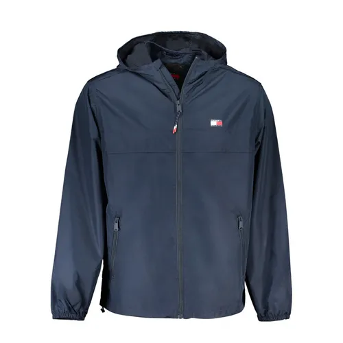 Thời trang Tommy Hilfiger Áo khoác - Áo Khoác Gió Nam Tommy Hilfiger Men's Chicago Jacket DM0DM20204_BLC1G Màu Xanh Navy Size S - Vua Hàng Hiệu