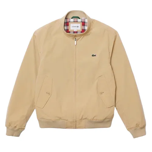 Áo Khoác Nam Lacoste Light Twill Jacket BH0538 00 02S Màu Be Size 48
